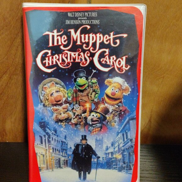WALT DISNEY THE MUPPET CHRISTMAS CAROL VHS JIM HENSON - Picture 1 of 3